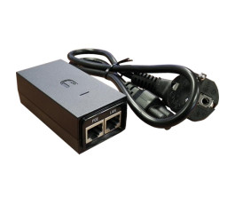 Инжектор (блок питания) Ubiquiti POE-24-24W, PoE, 220VAC -> 24 VDC, 1А