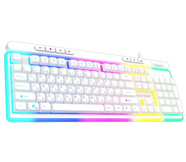 Клавиатура игровая с подсветкой PANTEON M210, белый