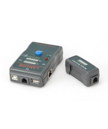 Тестер LAN Cablexpert NCT-2,100/1000 Base-TX,  для UTP, STP, RJ-11, USB-кабеля