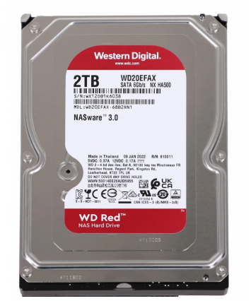 Жесткий диск 3.5" 2000Gb WD Red IntelliPower WD20EFAX (5400rpm) 256Mb 3.5"