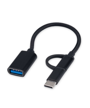 Переходник OTG USB Type-C(M)+MicroUSB(M)/AF Cablexpert A-OTG-CMAF2-2in1 Переходник OTG USB Type-C(M)+MicroUSB(M)/AF Cablexpert A-OTG-CMAF2-2in1