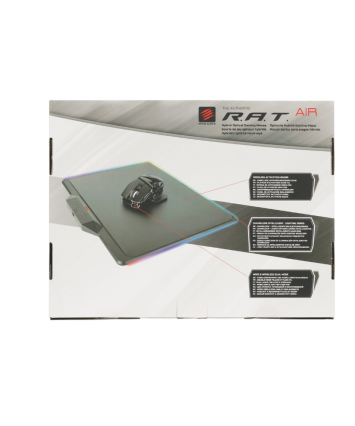 Проводной игровой набор мышь + коврик Mad Catz R.A.T. AIR чёрные Проводной игровой набор мышь + коврик Mad Catz R.A.T. AIR чёрные