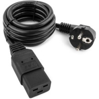 Кабель питания БП/Сеть Cablexpert PC-186-C19, Schuko-С19, 3x1.5мм2, 16А, черный