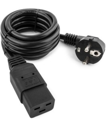 Кабель питания БП/Сеть Cablexpert PC-186-C19, Schuko-С19, 3x1.5мм2, 16А, черный Кабель питания БП/Сеть Cablexpert PC-186-C19, Schuko-С19, 3x1.5мм2, 16А, черный