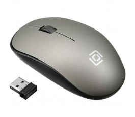 Мышь беспроводная Oklick 515MW черный/серый, USB