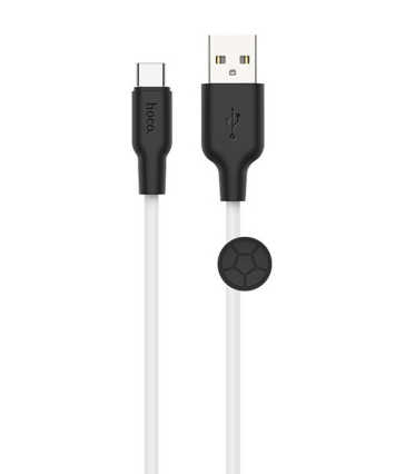 Кабель USB - Type-C, Hoco X21 Plus, 2m, белый