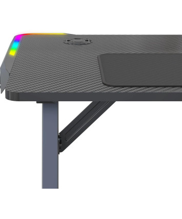 Игровой стол Cactus CS-GTZ-BK-RGB, черный