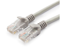 Патчкорд медный UTP Cablexpert PP10-3M кат.5e, 3м, литой, многожильный (серый)