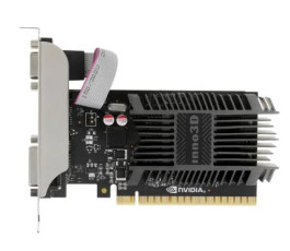 Видеокарта nVidia PCI-E 1Gb GeForce GT 710 DDR3 64Bit INNO3D Silent LP N710-1SDV-D3BX