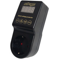 Реле напряжения c дисплеем Energenie EHB8-3, 15A, черный, блистер