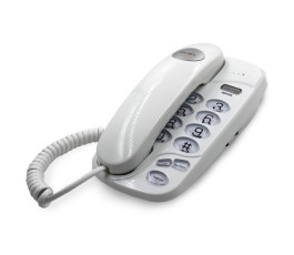 Телефон проводной teXet TX-238, белый