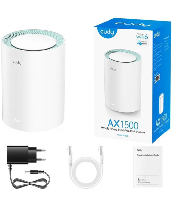 Беспроводной маршрутизатор Cudy M1500, белый, (упак.:1шт) Беспроводной маршрутизатор Cudy M1500, белый, (упак.:1шт)