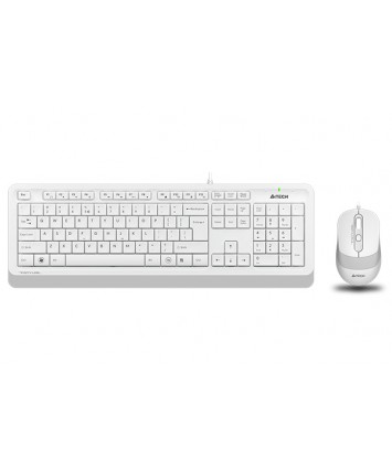 Комплект клавиатура+мышь A4Tech FStyler F1010 White