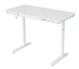 Игровой стол Cactus CS-EGD-WT-LED столешница, закаленное стекло, белый каркас, белый