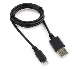 Кабель USB - Lighnting Cablexpert CC-USB-AP2MBP 1m, черный