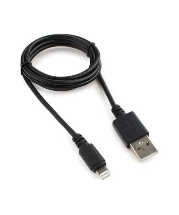 Кабель USB - Lighnting Cablexpert CC-USB-AP2MBP 1m, черный Кабель USB - Lighnting Cablexpert CC-USB-AP2MBP 1m, черный