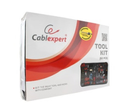 Набор инструментов Cablexpert TK-ELEC (63 предмета)