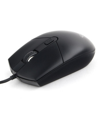 Мышь проводная Gembird MOP-500H, черный, USB, подогрев корпуса