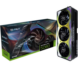 Видеокарта nVidia PCI-E 5.0 16Gb GeForce RTX 5080 Palit PA-RTX5080 GAMEROCK