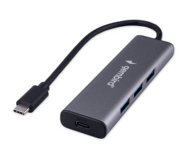 USB-концентратор Gembird UHB-U3P7-02 (7 портов USB 3.1) с доп. питанием (Type-C), кабель Type-C