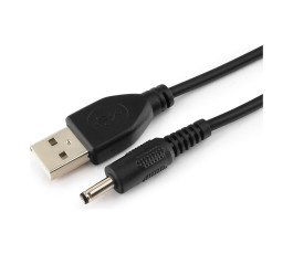 Кабель питания USB 2.0 Pro Gembird CC-USB-AMP35-6-N, AM/DC 3,5мм (для хабов), 1.8м