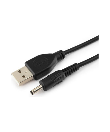 Кабель питания USB 2.0 Pro Gembird CC-USB-AMP35-6-N, AM/DC 3,5мм (для хабов), 1.8м