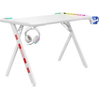 Игровой стол Defender Infinity, RGB, белый Игровой стол Defender Infinity, RGB, белый