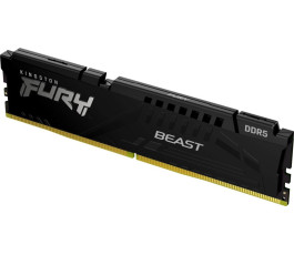 Модуль памяти DDR5 16Gb PC44800 5600MHz Fury Beast Black (KF556C36BBE-16)