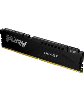 Модуль памяти DDR5 16Gb PC44800 5600MHz Fury Beast Black (KF556C36BBE-16)