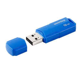 Флеш накопитель 16Gb USB 2.0 SmartBuy CLUE Blue (SB16GBCLU-BU)