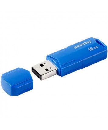 Флеш накопитель 16Gb USB 2.0 SmartBuy CLUE Blue (SB16GBCLU-BU)