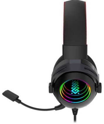 Гарнитура игровая Defender Echo, RGB, черный