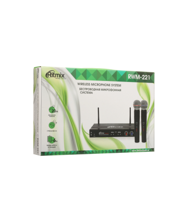 Беспроводная микрофонная система Ritmix RWM-221