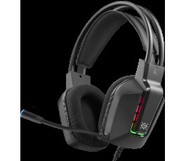 Гарнитура игровая Defender Gothic, RGB, черный