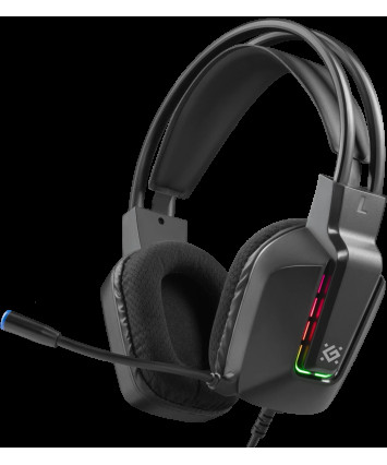 Гарнитура игровая Defender Gothic, RGB, черный Гарнитура игровая Defender Gothic, RGB, черный