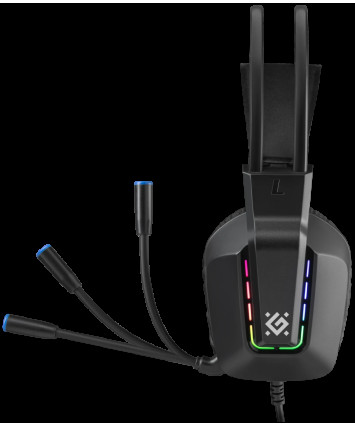 Гарнитура игровая Defender Gothic, RGB, черный Гарнитура игровая Defender Gothic, RGB, черный