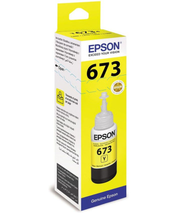 Чернила Epson 673 C13T673498 (аналог C13T67344A) желтый 70мл