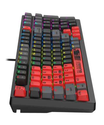 Клавиатура механическая A4Tech Bloody S98, красный/черный, USB
