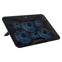 Охлаждающая подставка для ноутбука PANTEON CP-170 Black 9"-18", USB, 6 вентиляторов