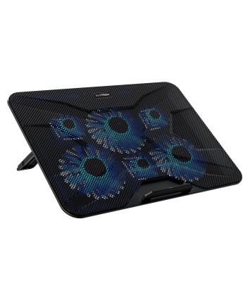 Охлаждающая подставка для ноутбука PANTEON CP-170 Black 9"-18", USB, 6 вентиляторов