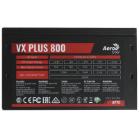 Блок питания 800W AeroCool VX-800 PLUS