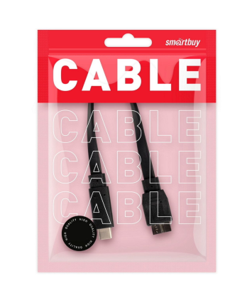 Кабель Type C (M) - microUSB B (M), 20См, Smartbuy (SBCAB-761K), черный