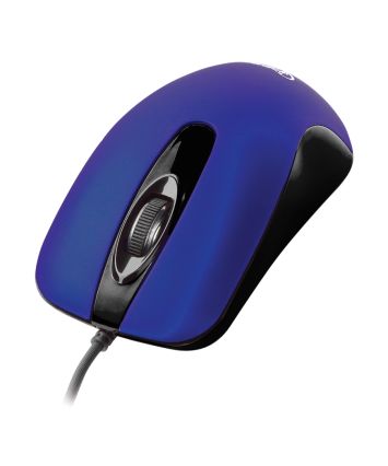 Мышь проводная Gembird MOP-400-B, синий, USB, бесшумный клик