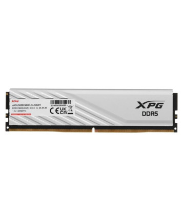 Модуль памяти DDR5 8Gb PC5-44800 5600MHz ADATA XPG Lancer (AX5U5600C468G-SLABWH), белый Модуль памяти DDR5 8Gb PC5-44800 5600MHz ADATA XPG Lancer (AX5U5600C468G-SLABWH), белый