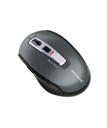 Мышь беспроводная JETACCESS Comfort OM-B92G серая, USB + Bluetooth