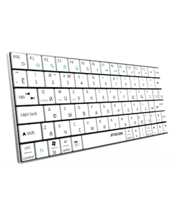 Клавиатура беспроводная JETACCESS SLIM LINE K7 BT, белый