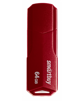 Флеш накопитель 64Gb USB 2.0 SmartBuy CLUE Burgundy (SB64GBCLU-BG)