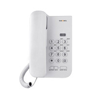 Телефон проводной teXet ТХ-212, светло-серый