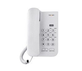 Телефон проводной teXet ТХ-212, светло-серый