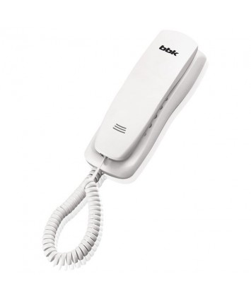 Телефон проводной BBK BKT-105 RU W белый